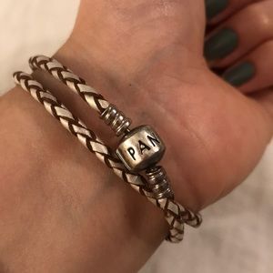 Pandora Rope Leather Bracelet